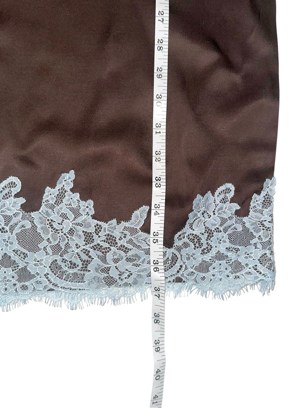 NWT Never Fully Dressed Lace-Trim Satin Midi/Maxi Skirt US 12 - Picture 8 of 8
